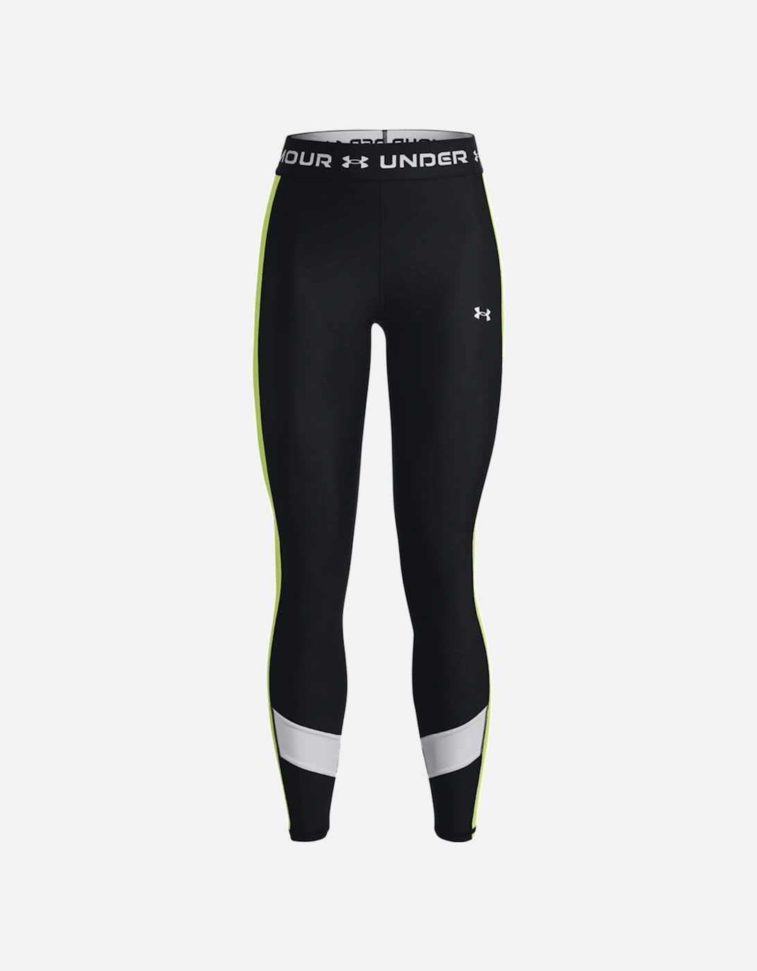 Womens HeatGear Colourblock Leggings, 3 of 2