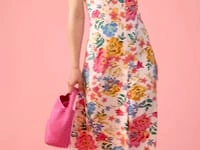 Rose Petal Floral Dress