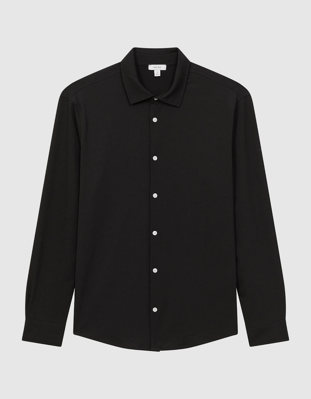 Textured Button-Through Shirt, 2 of 1