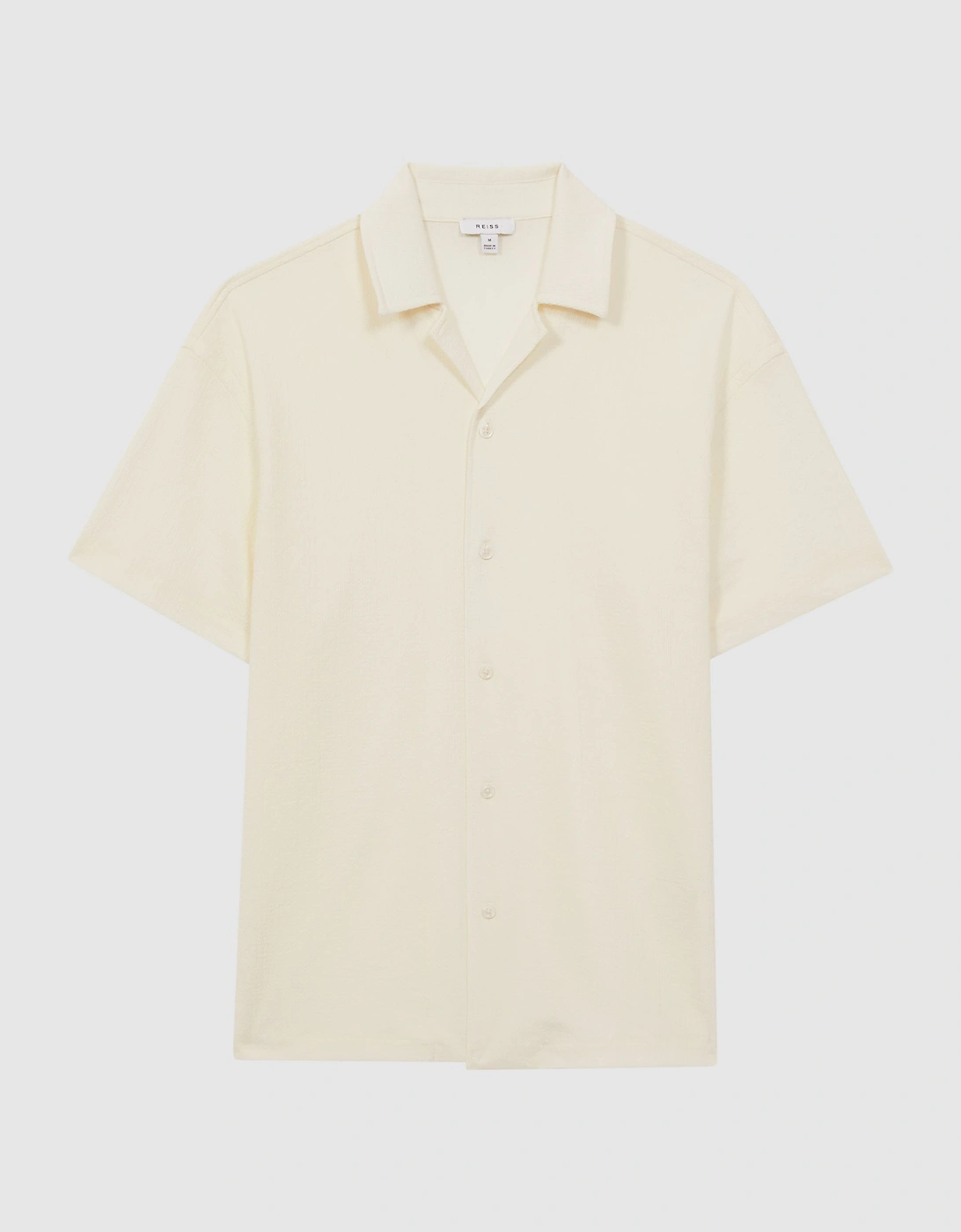 Textured Button-Through T-Shirt, 2 of 1