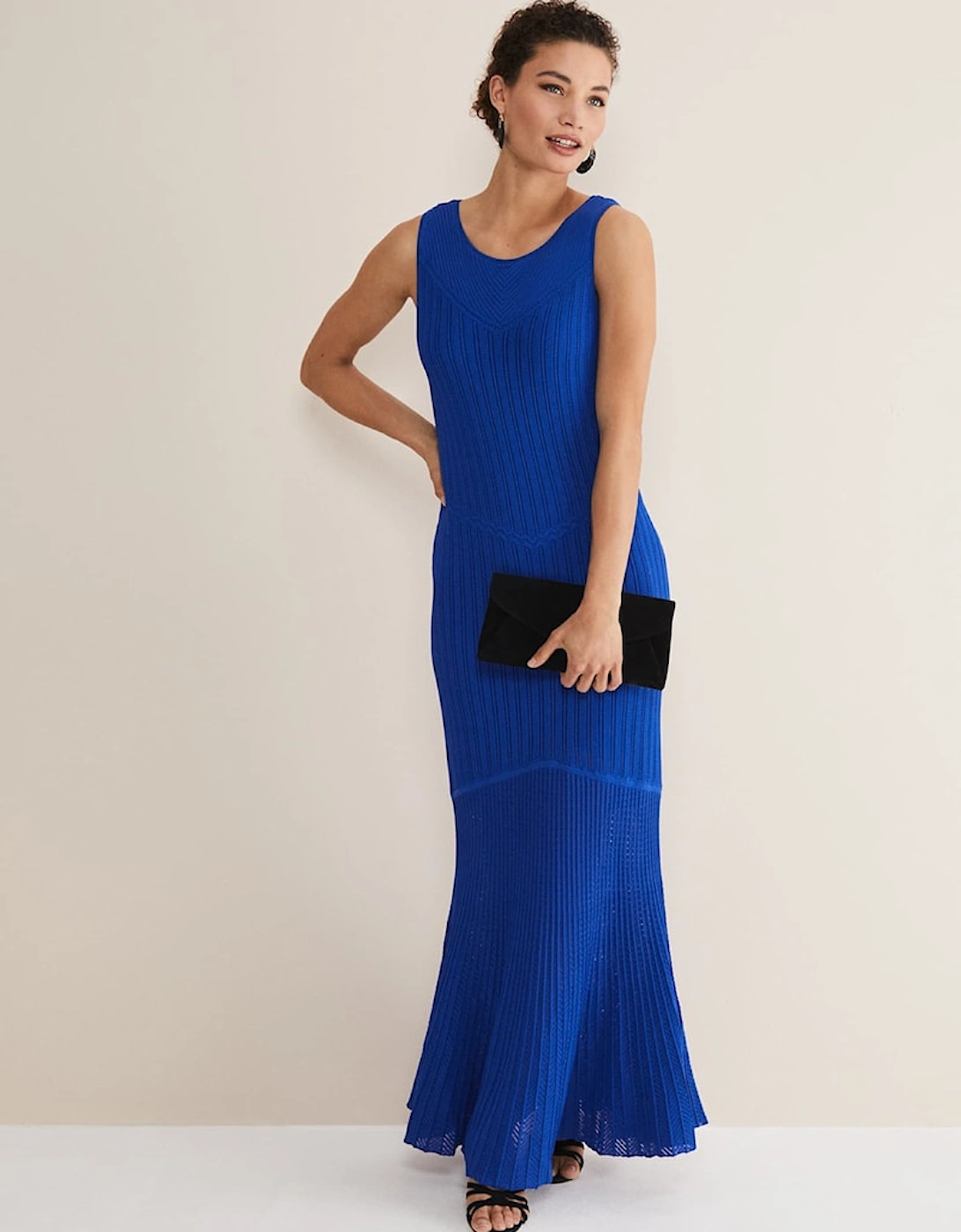 Willow Knitted Pointelle Maxi Dress, 7 of 6