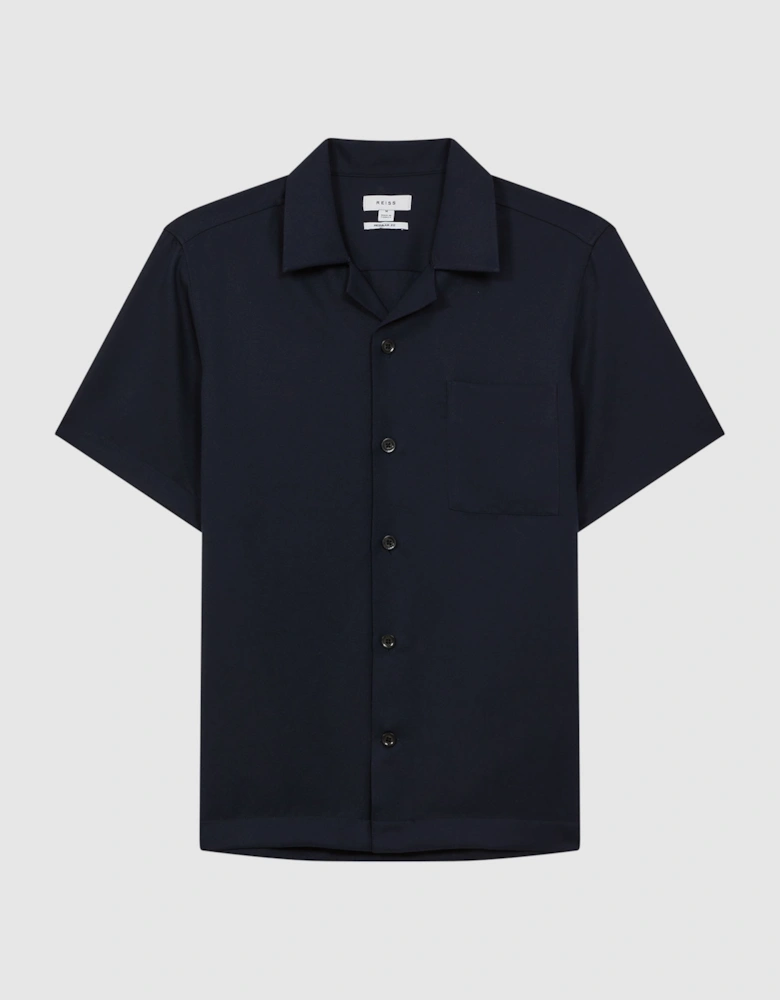 Cuban Collar Button-Through Shirt