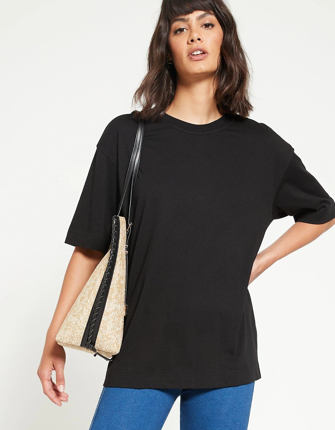 Essential Oversized T-Shirt - Black, 7 of 6