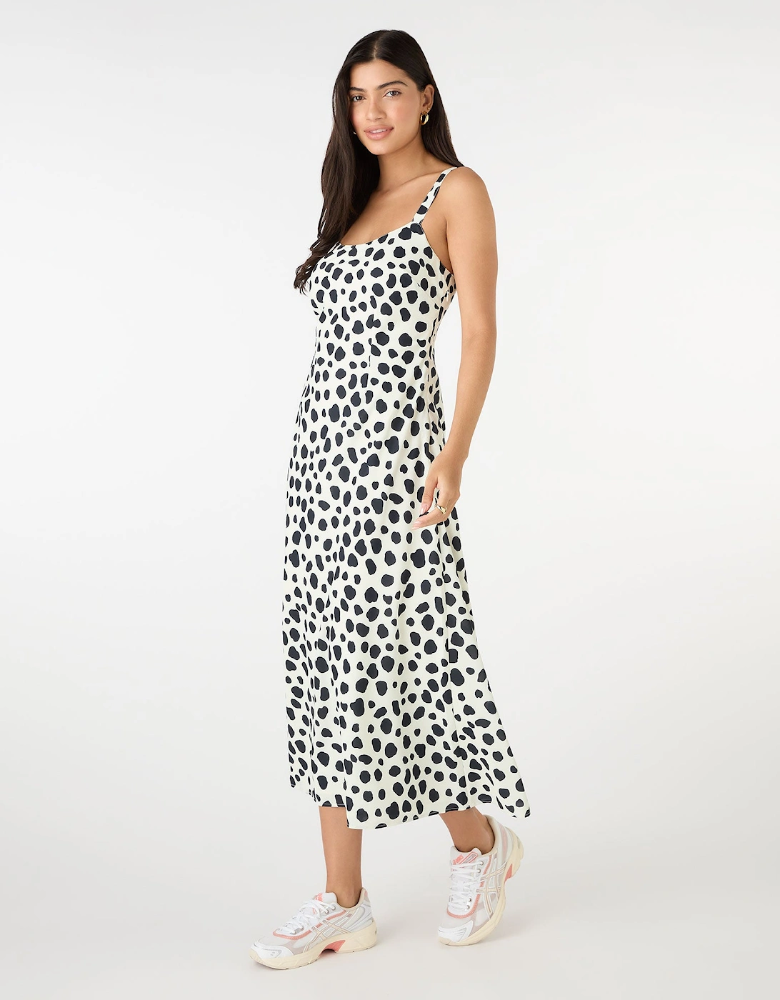 Lily Midi Dress in Animal Print