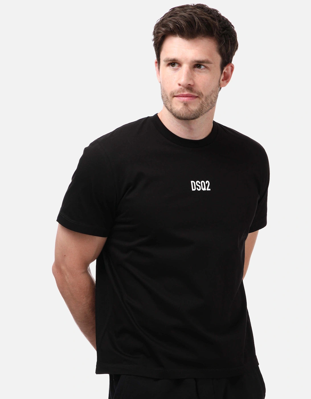 Mens DSQ2 Centre Logo T-Shirt, 5 of 4