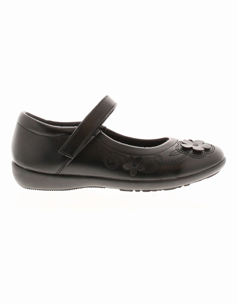 Girls Shoes School Daisy black UK Size