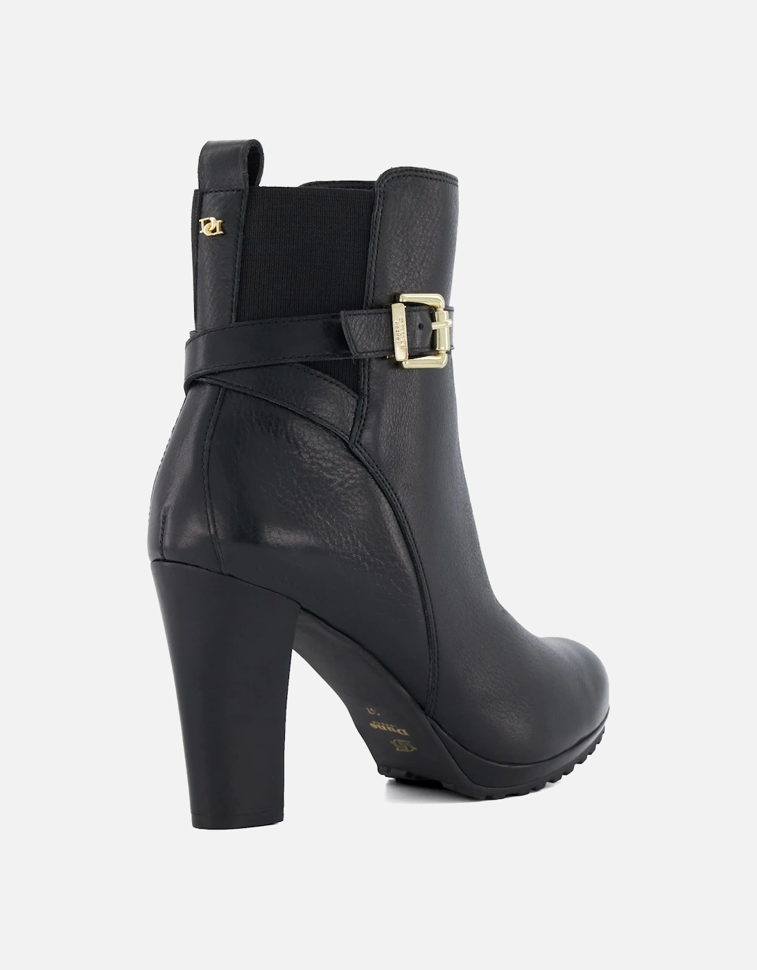 Ladies Orielle - Buckle-Detail Block-Heeled Ankle Boots