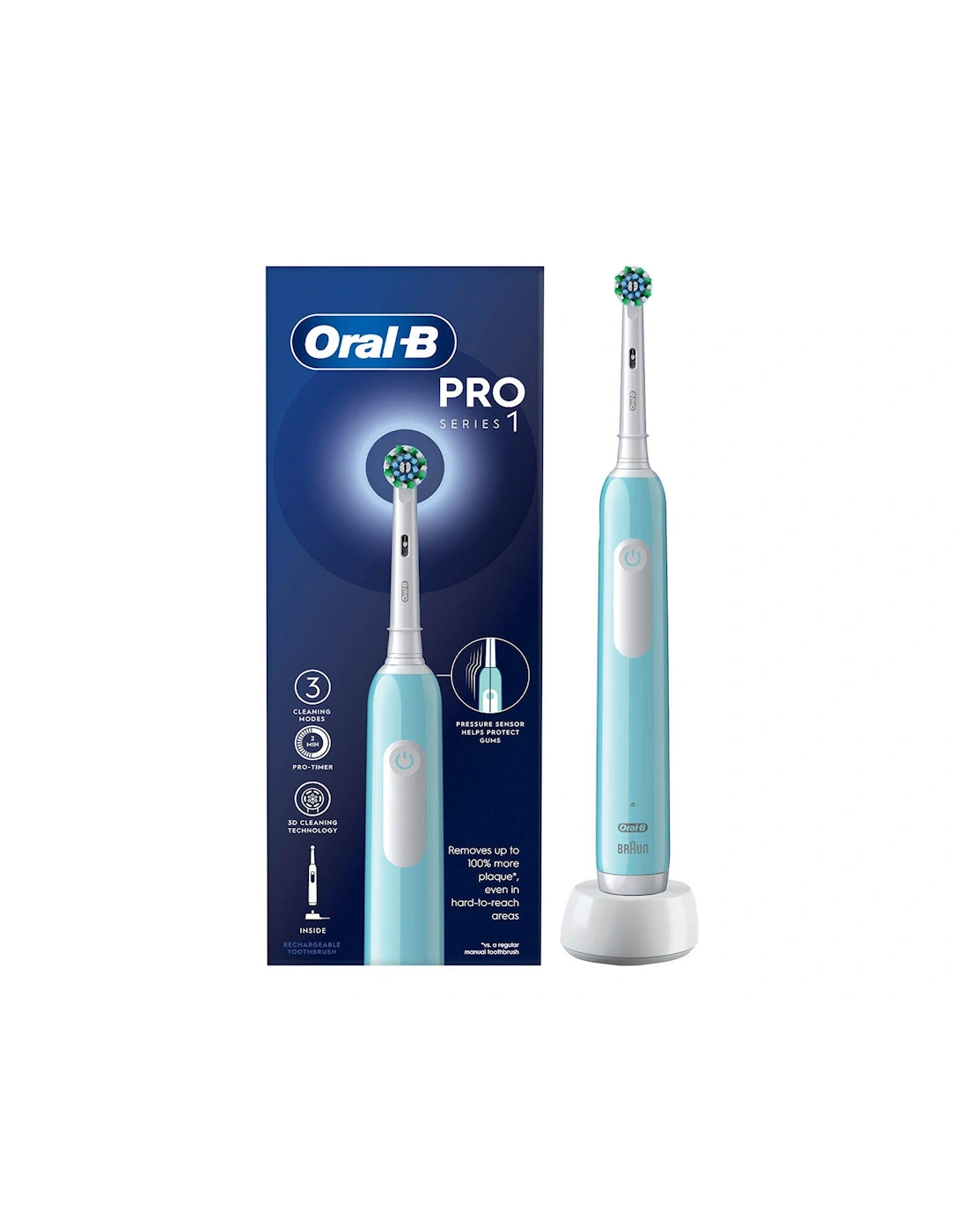 Oral-B Pro 1 Cross Action Blue, 3 of 2