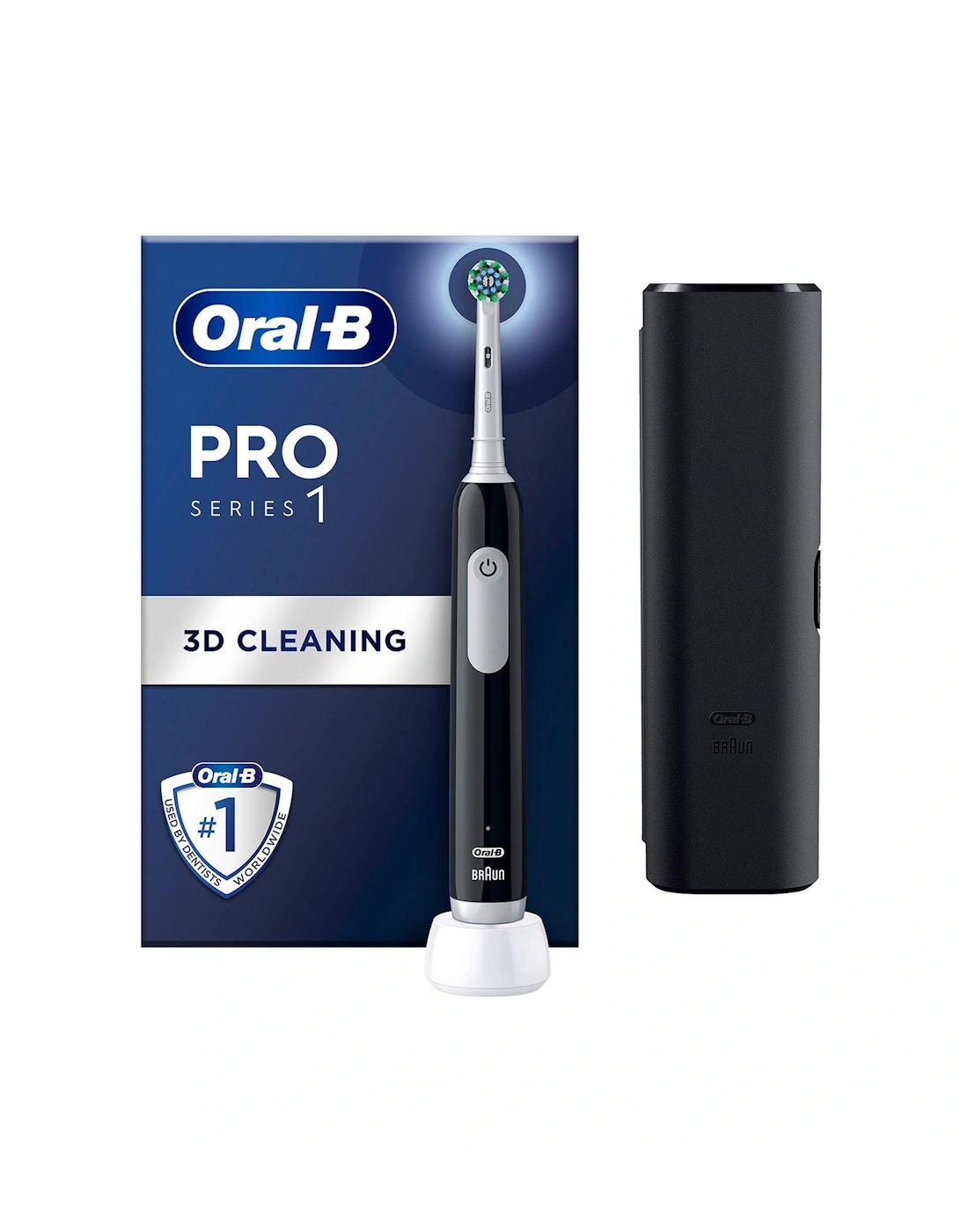 Oral-B Pro 1 Cross Action Black (+Travel Case), 3 of 2