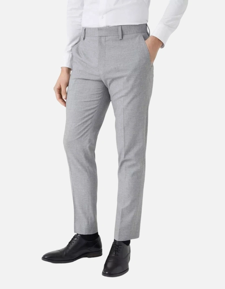 Mens Textured Slim Suit Trousers