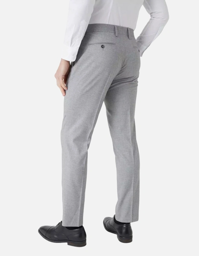 Mens Textured Slim Suit Trousers