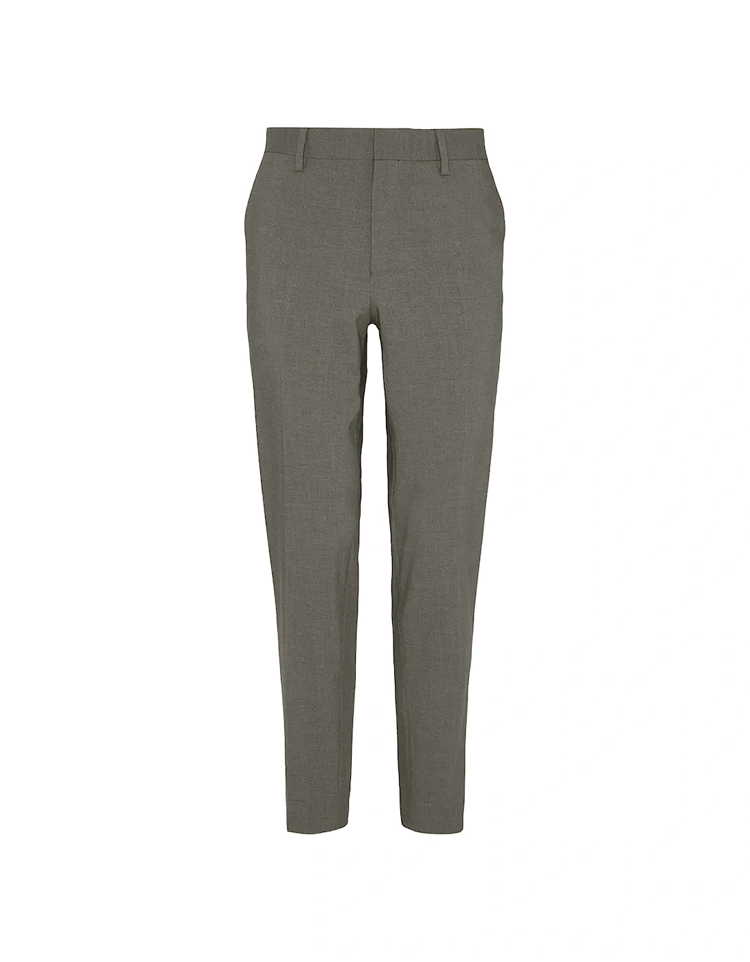 Mens Fine Twill Slim Suit Trousers, 4 of 3