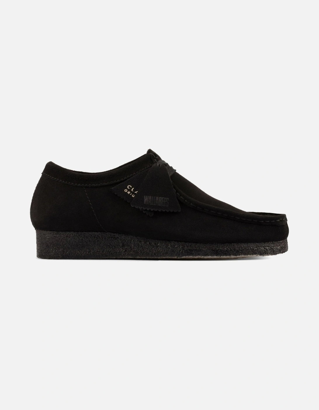 Women's Clarks Originals Womens Wallabee - Black Suede - Size: 6