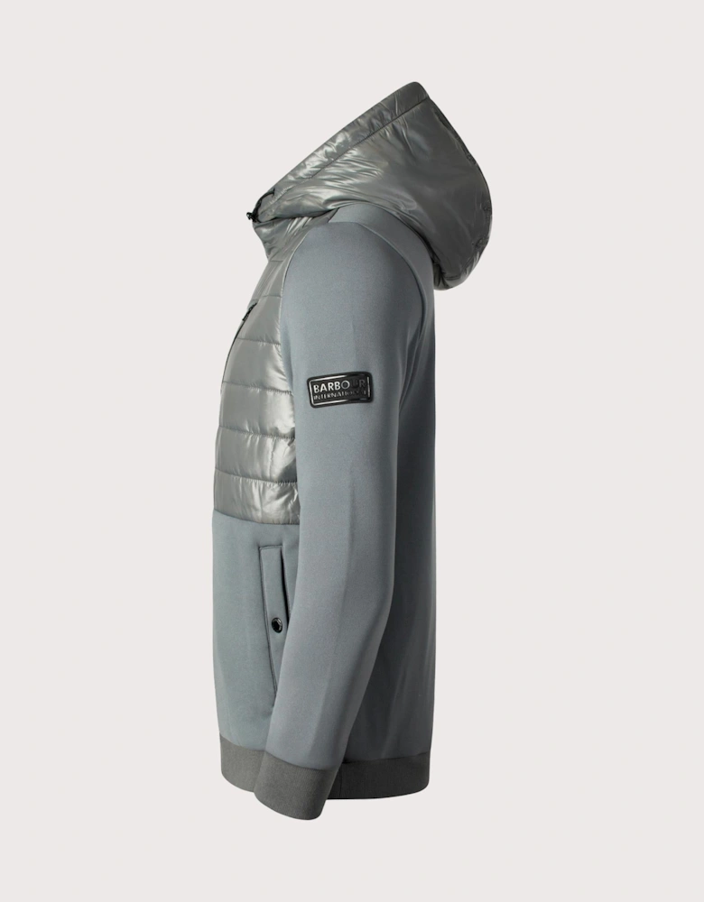 Zip Through Metric Hybrid Jacket