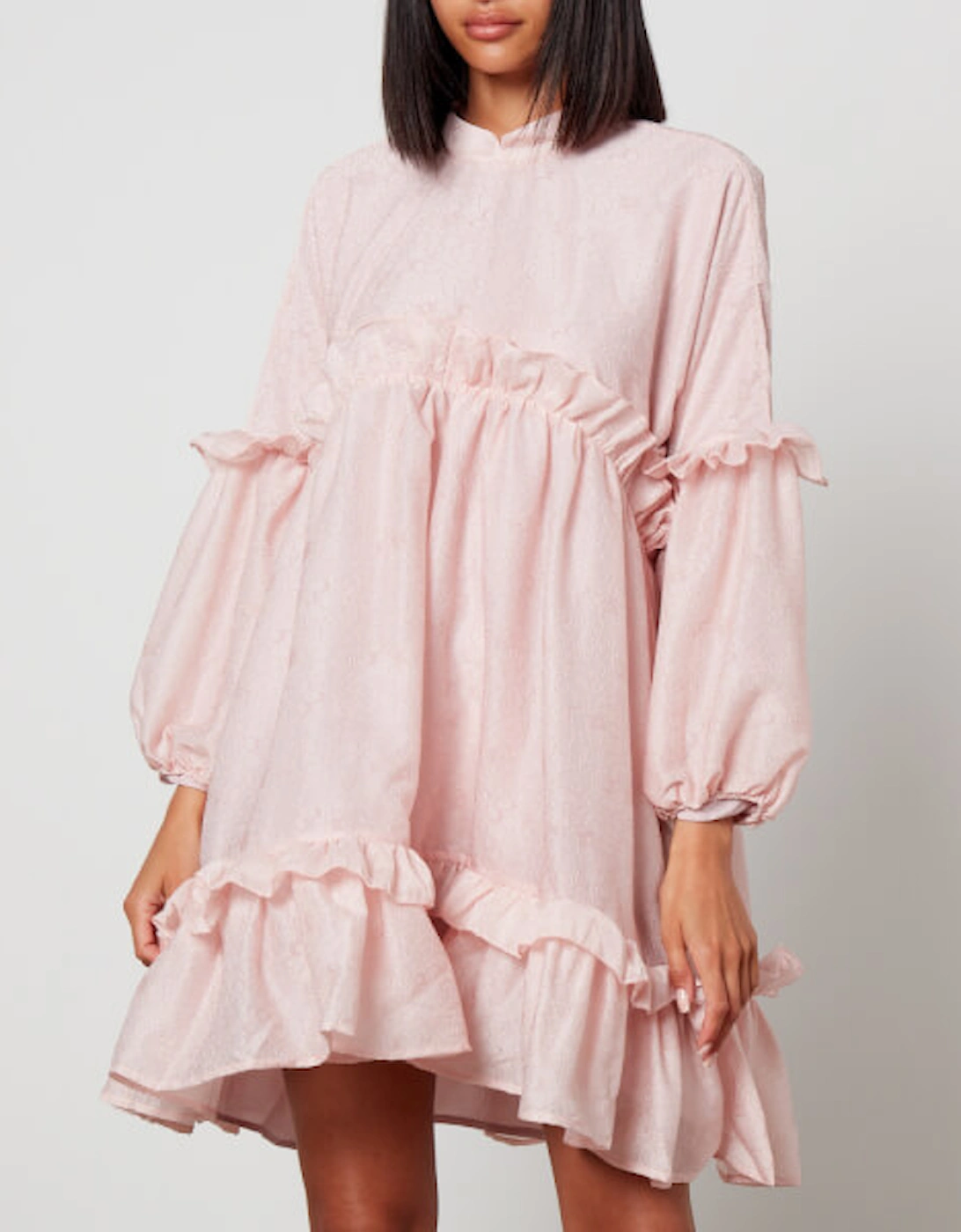 Dream Scents Floral-Embroidered Organza Dress, 2 of 1