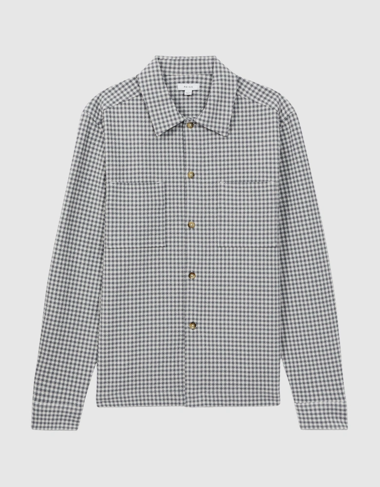 Check Twin Pocket Overshirt