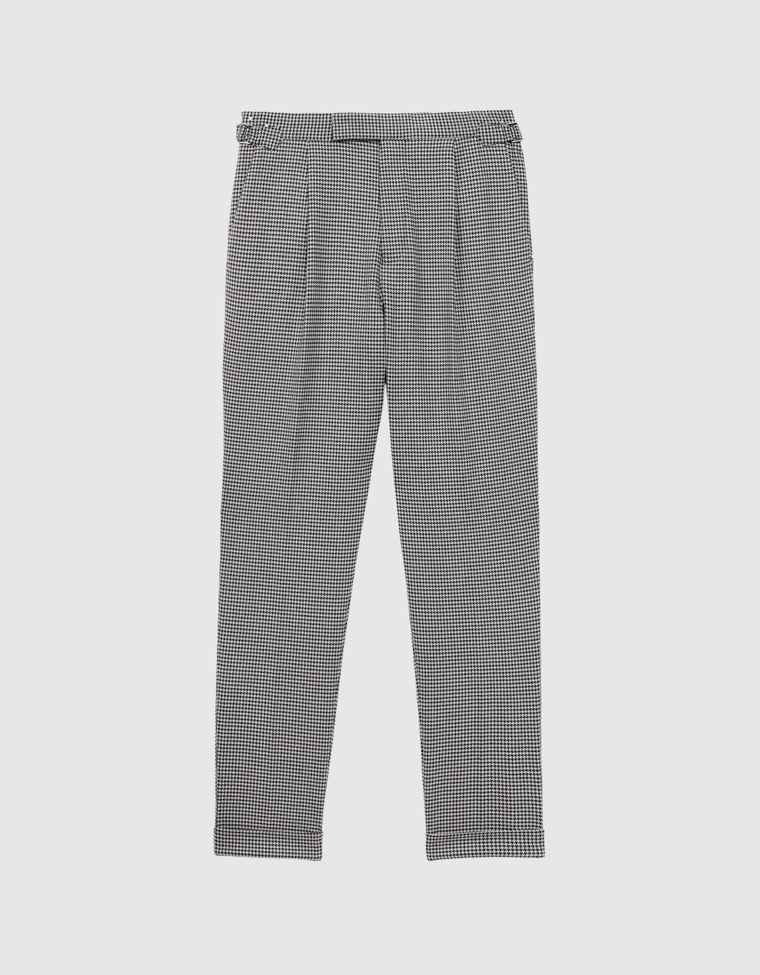Slim Fit Puppytooth Adjuster Trousers, 2 of 1