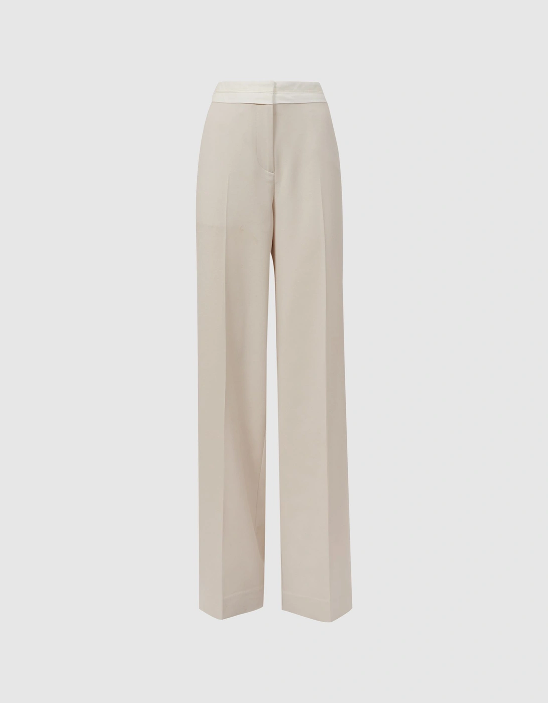 Mid Rise Contrast Wide Leg Suit Trousers, 2 of 1