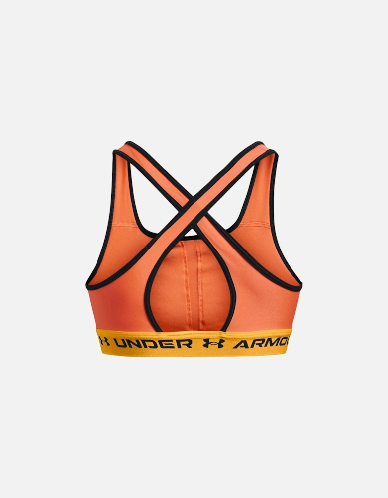 Womens UA Mid Crossback Sports Bra