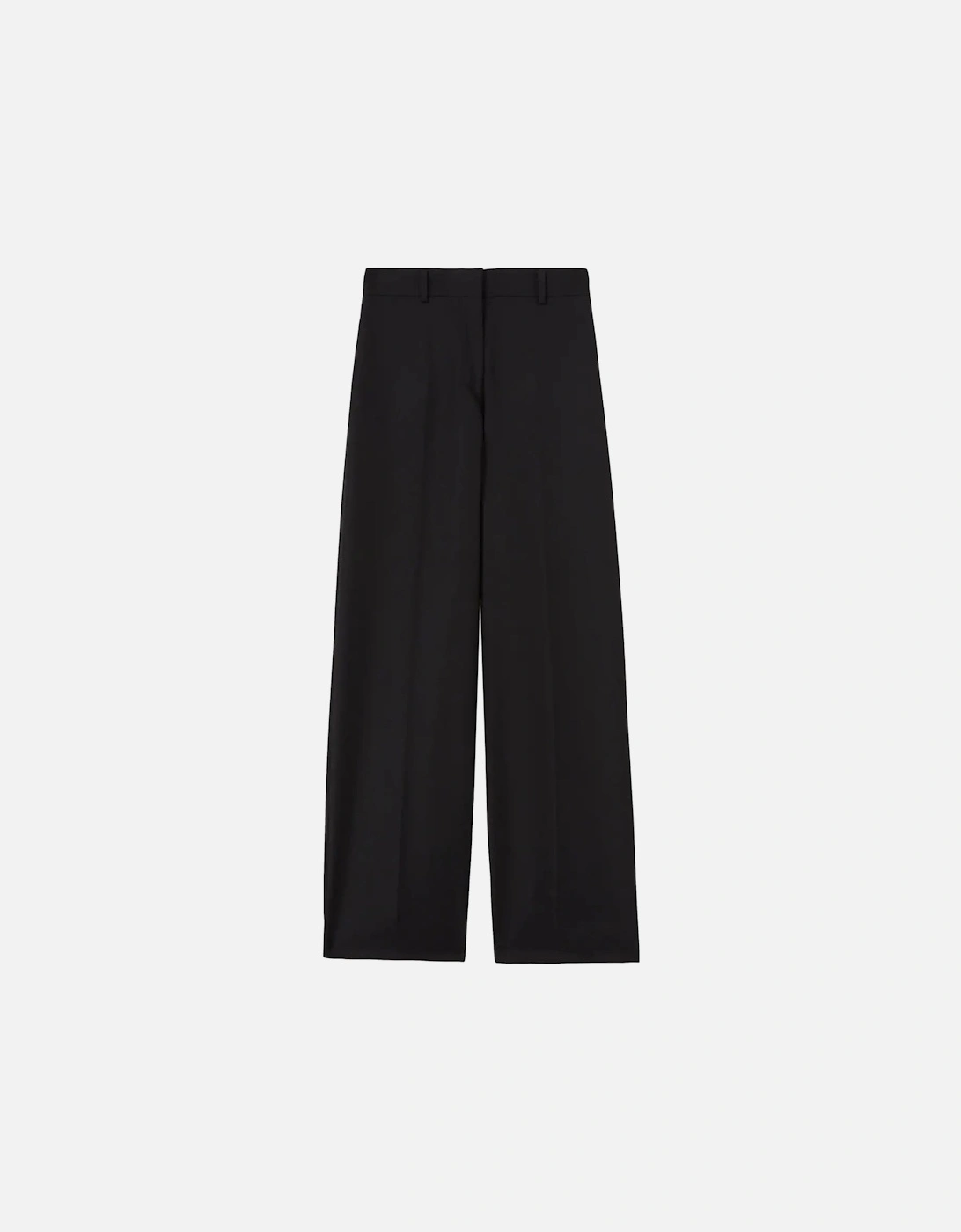 High-rise Straight-leg Trousers Black, 7 of 6