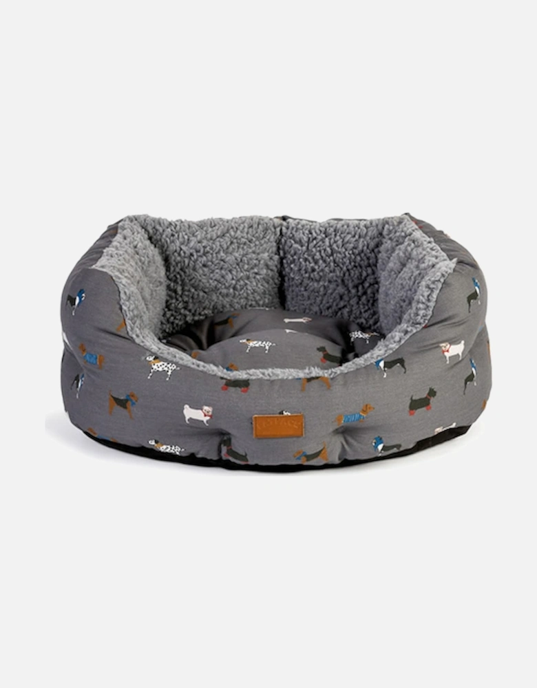 FatFace Deluxe Slumber Dog Bed Marching Dogs