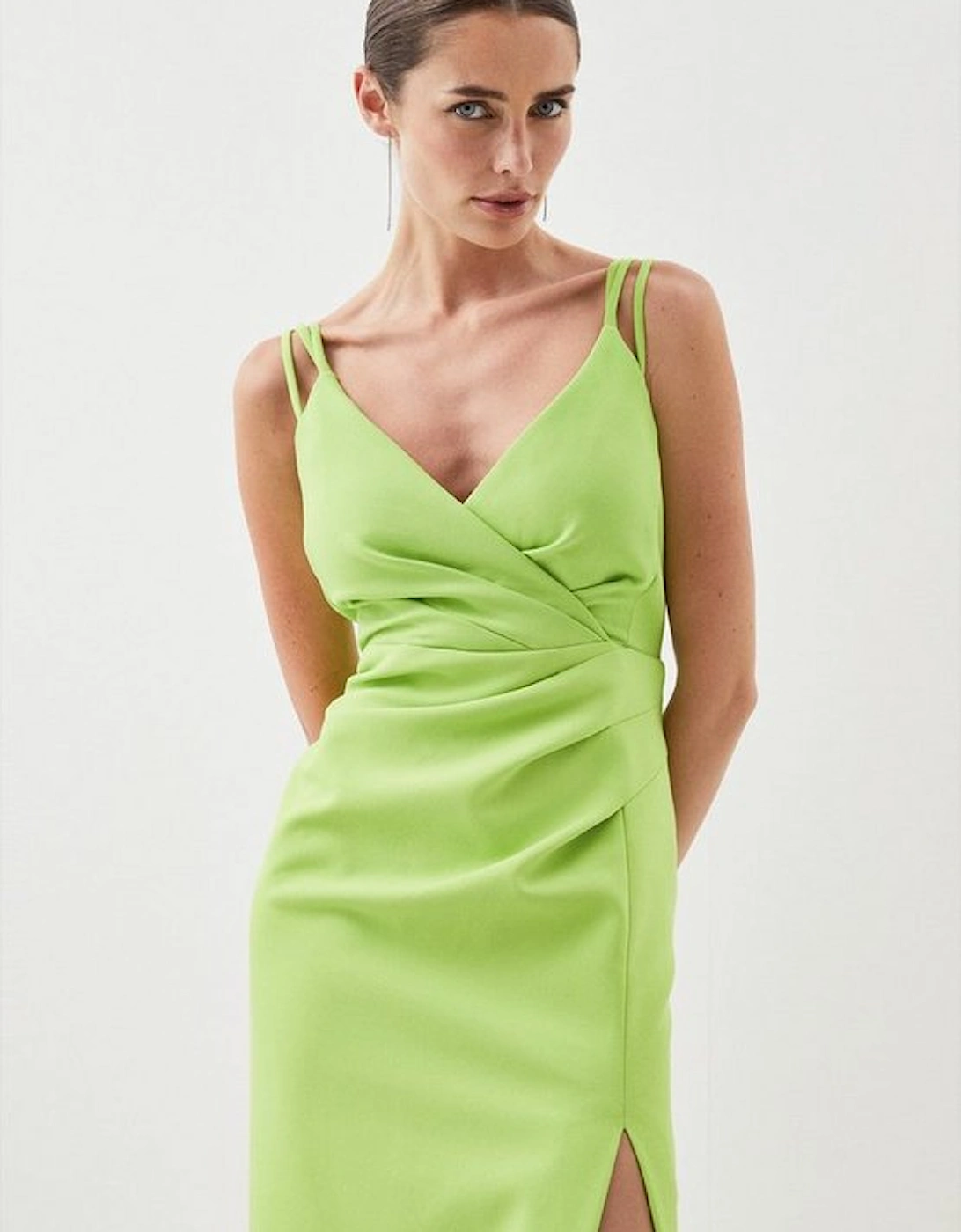 Clean Tailored Strappy Maxi Dress, 5 of 4