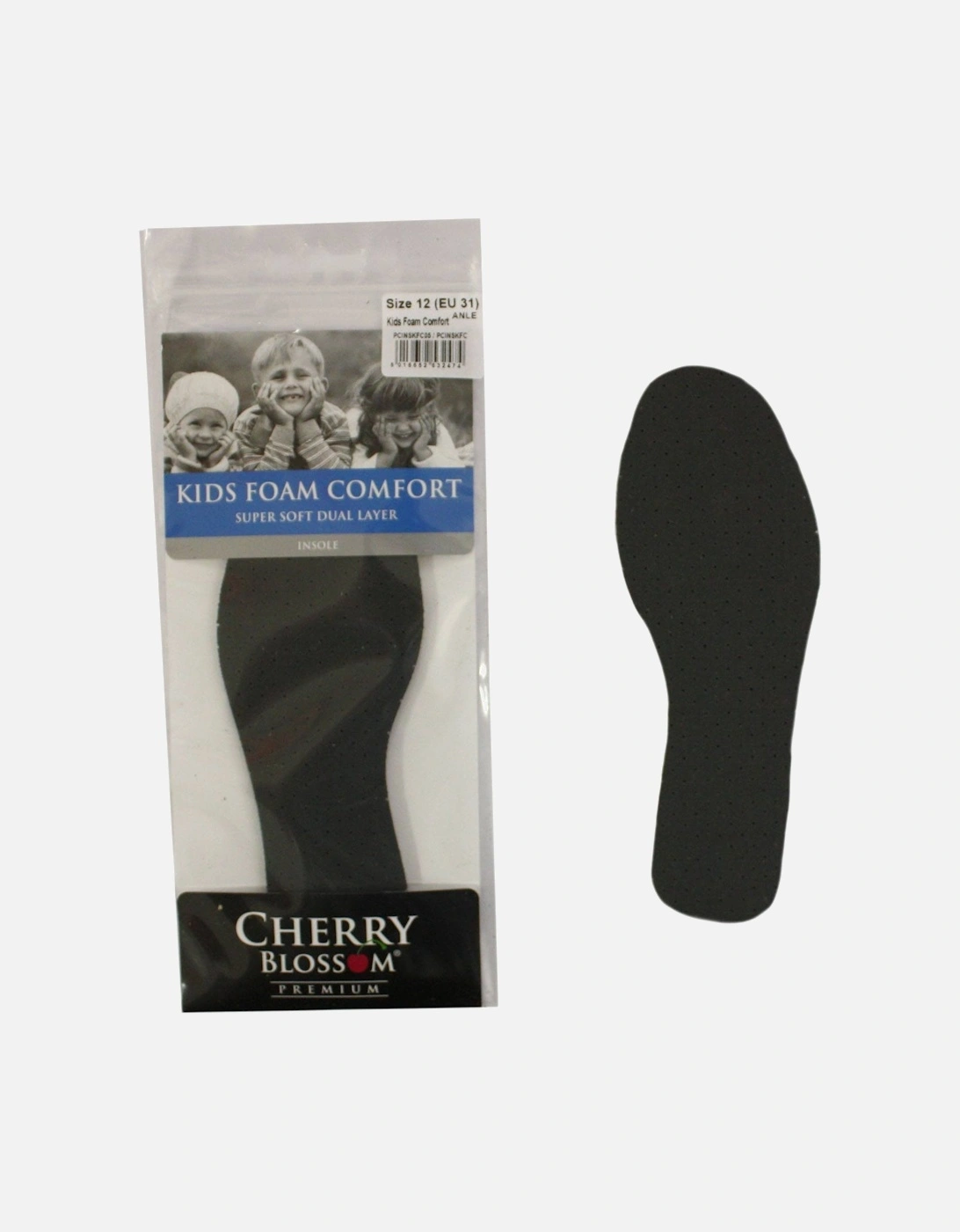 Childrens Insoles Foam Shoe Care grey UK Size, 2 of 1