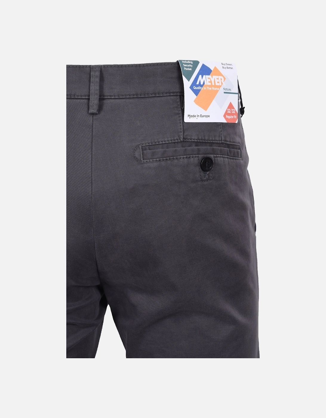 Roma Cotton Trouser Charcoal, 5 of 4