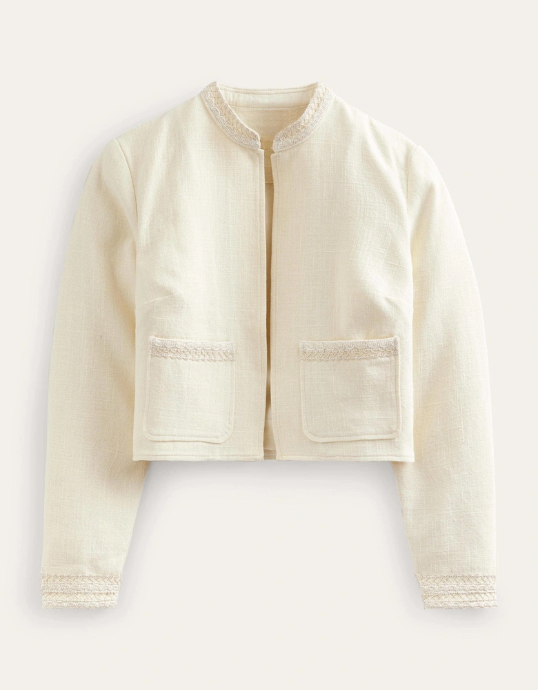 Cropped Cotton Jacket