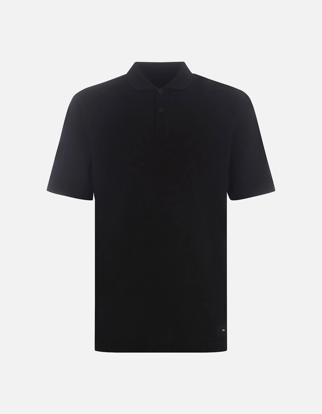 Y-3 Mens Classic Short Sleeve Polo Black, 5 of 4