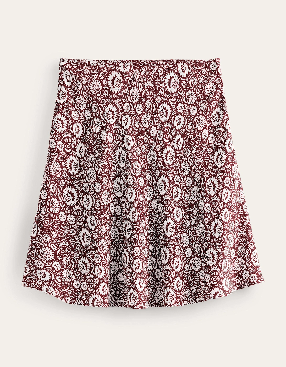 Bias Crepe Mini Skirt