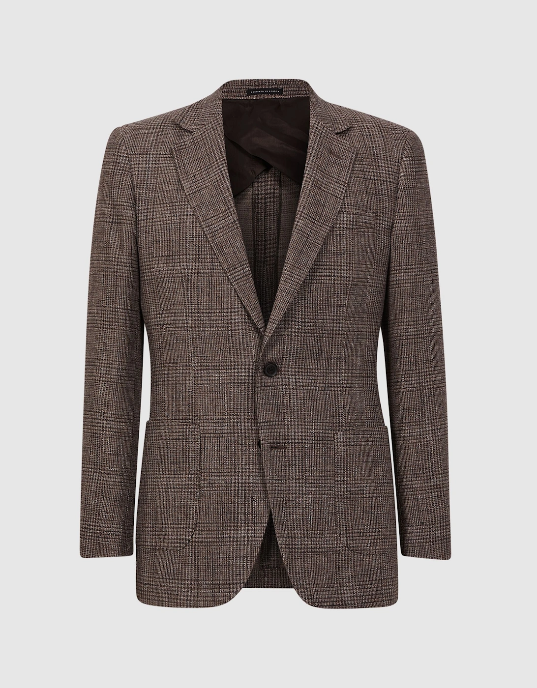 Modern Fit Single Breasted Check Blazer, 2 of 1