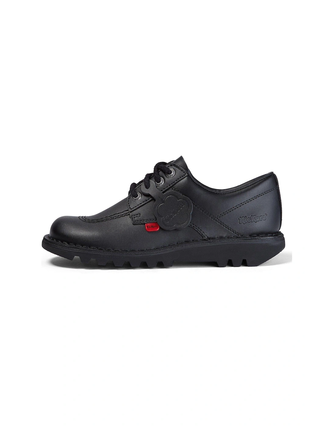 Kick Lo W Core Leather  Flat Shoes - Black, 7 of 6