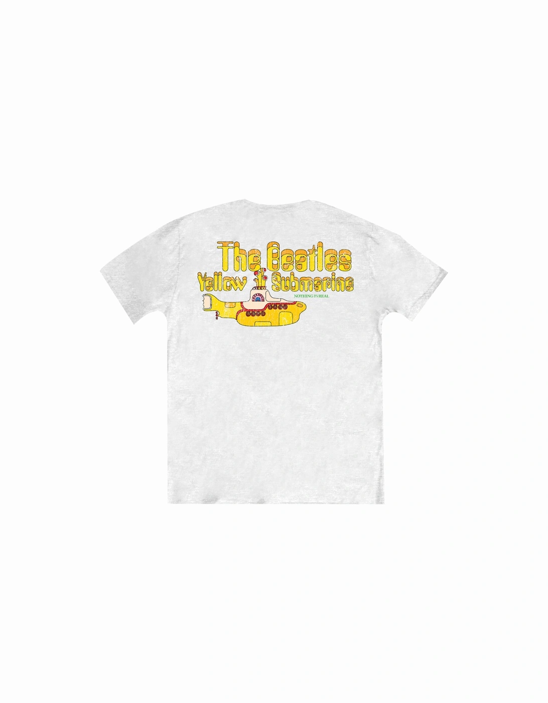 Unisex Adult Yellow Submarine Nothing Is Real T-Shirt