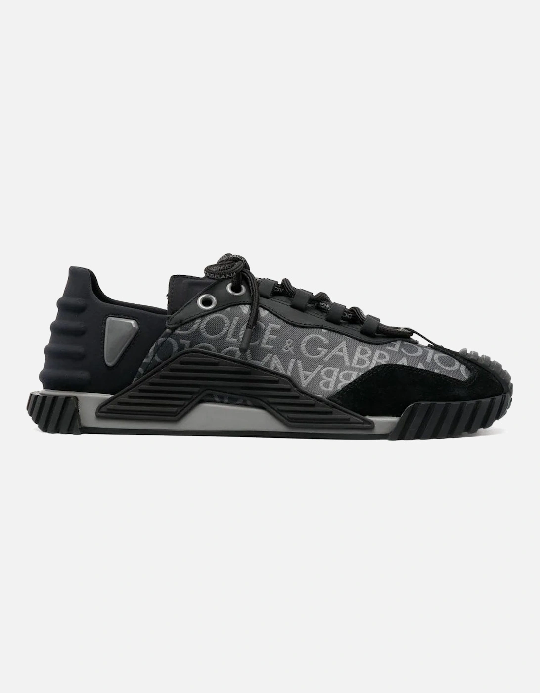 NS1 Monogram Sneakers Black, 5 of 4