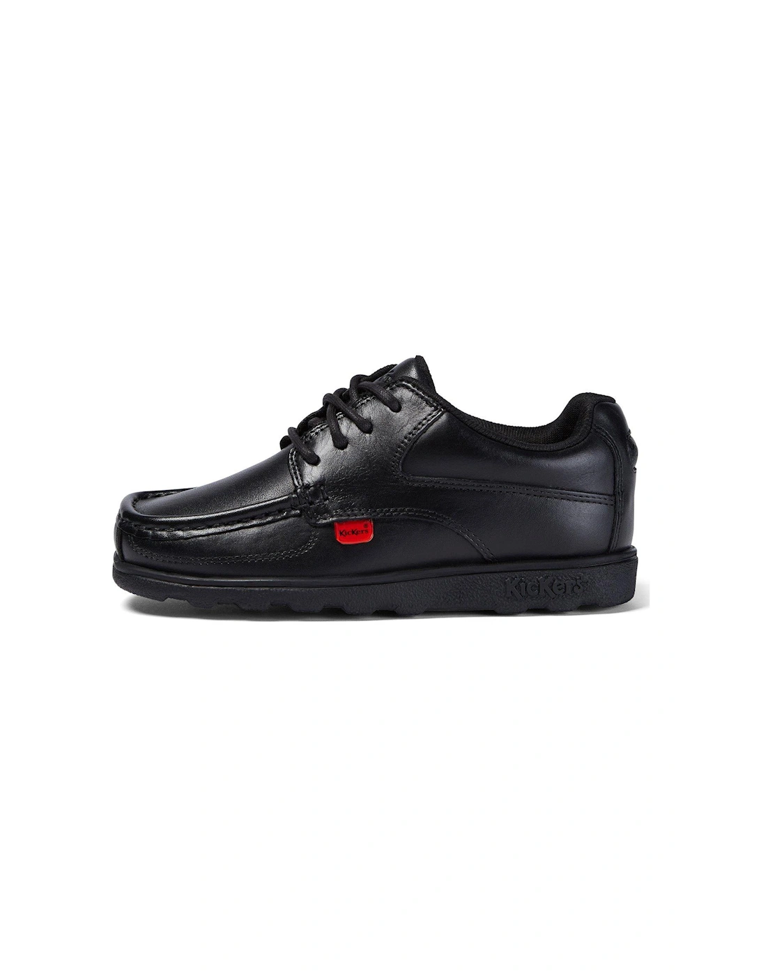 Fragma Lace Up School Shoes - Black, 2 of 1