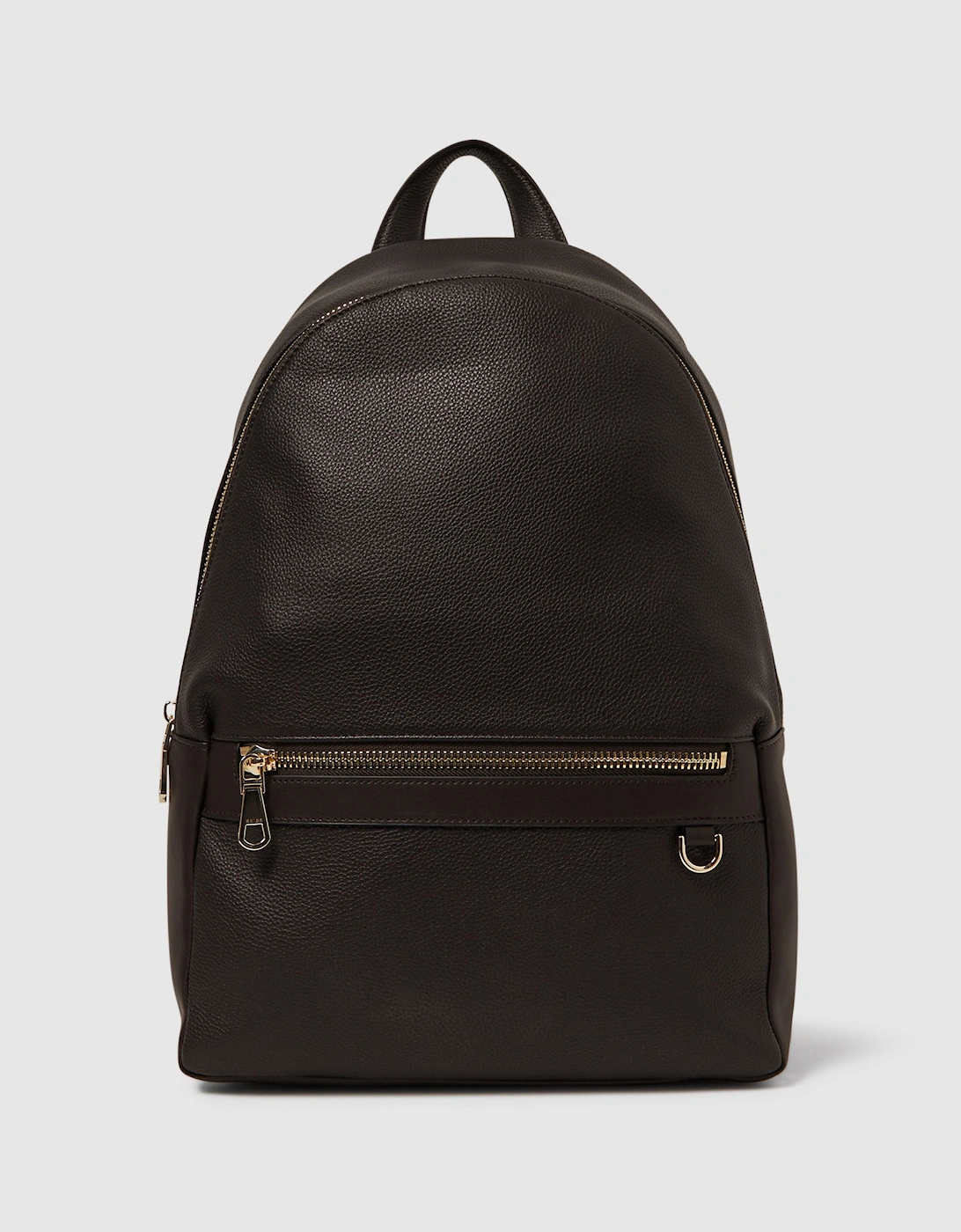 Leather Zipped Backpack, 2 of 1