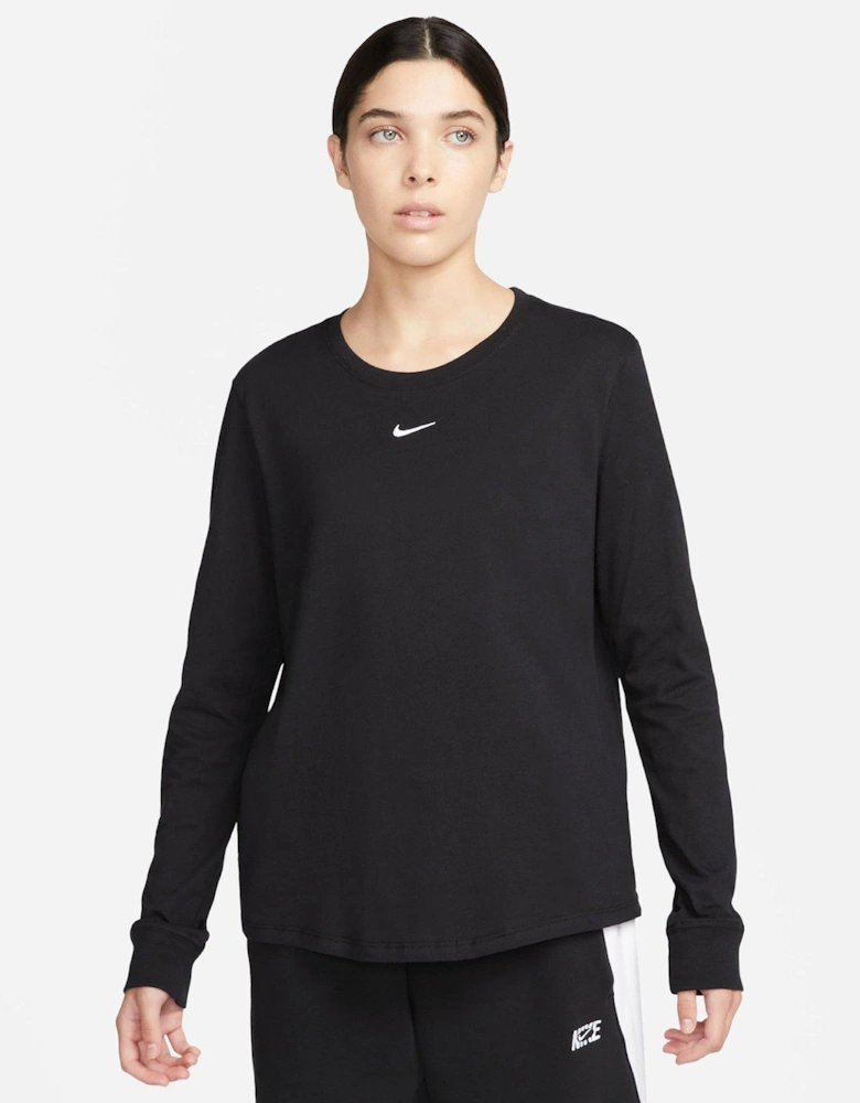 Sportswear Premium Essentials Long-Sleeve T-Shirt - Black