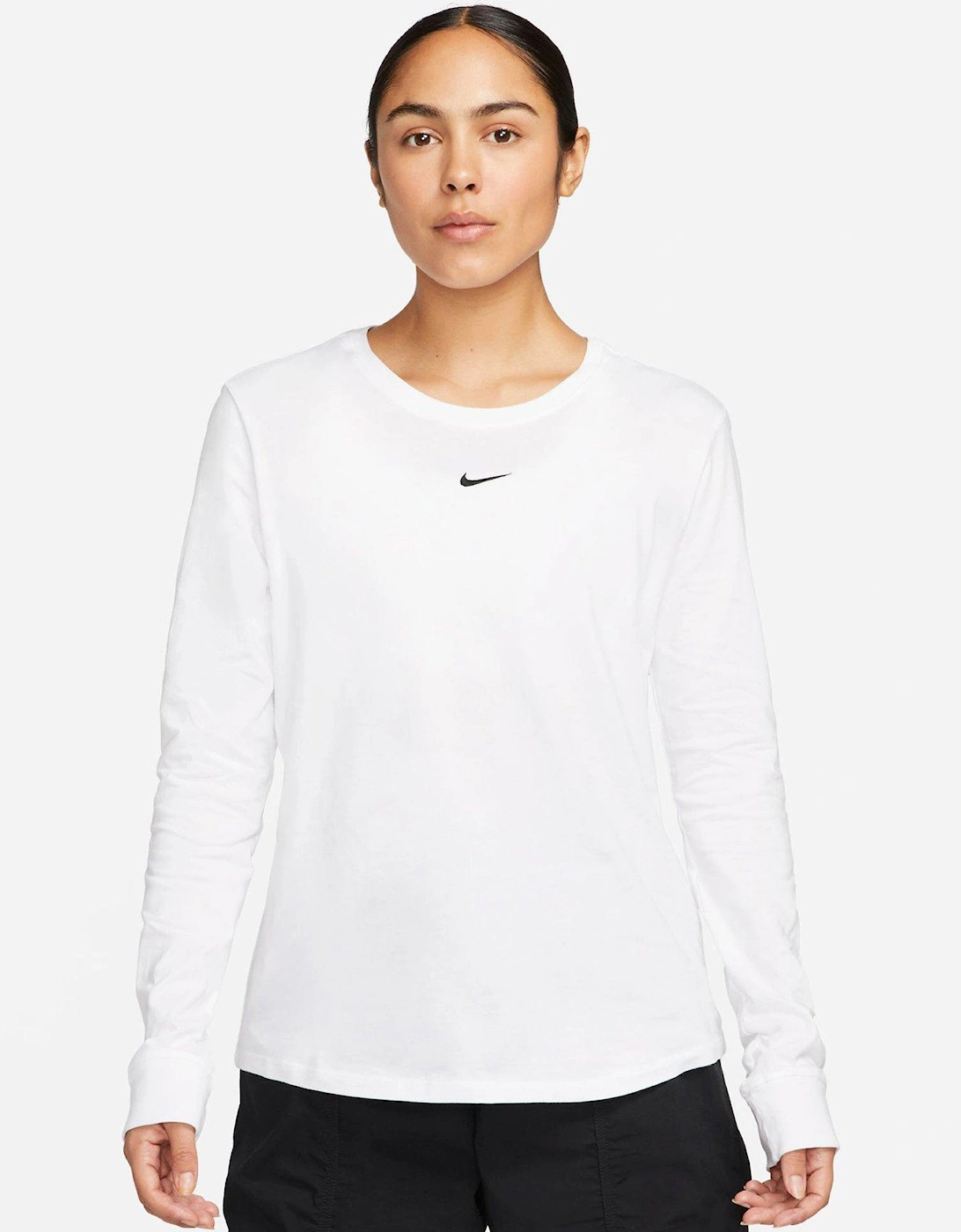 Sportswear Premium Essentials Long-Sleeve T-Shirt - White, 6 of 5