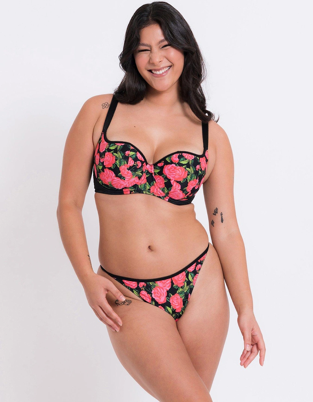 Boost In Bloom Padded Balcony Bra - Multi, 6 of 5