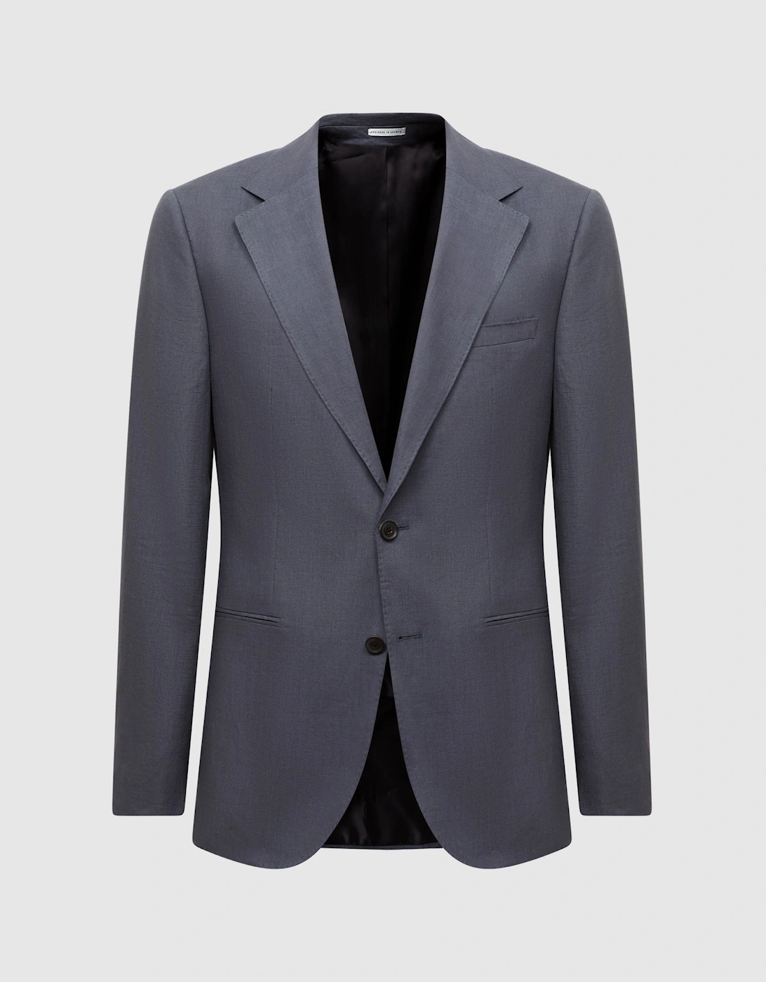 Slim Fit Single Breasted Linen Blazer, 2 of 1