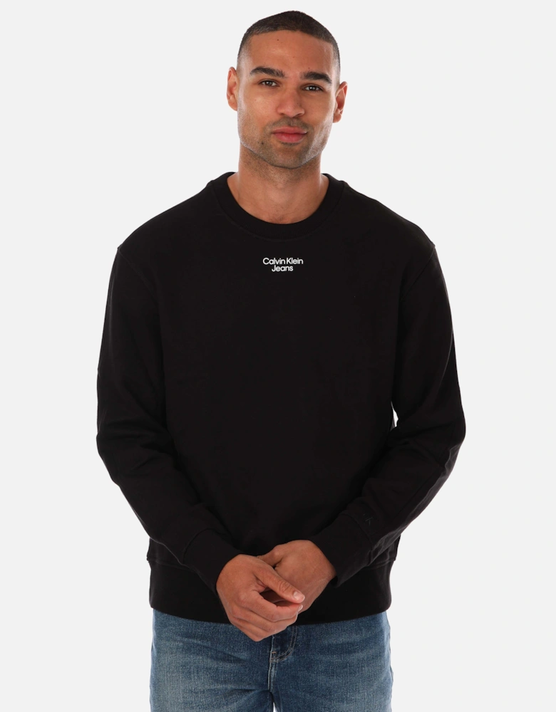 Mens Relaxed Cotton Terry Sweatshirt
