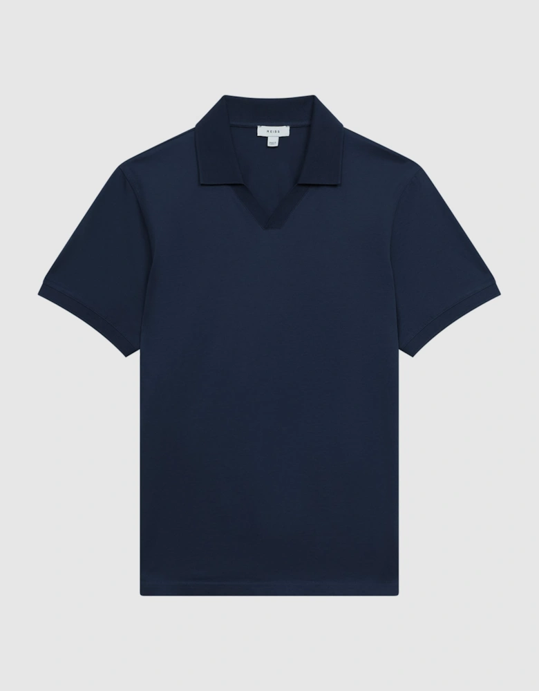 Slim Fit Mercerised Cotton Polo Shirt