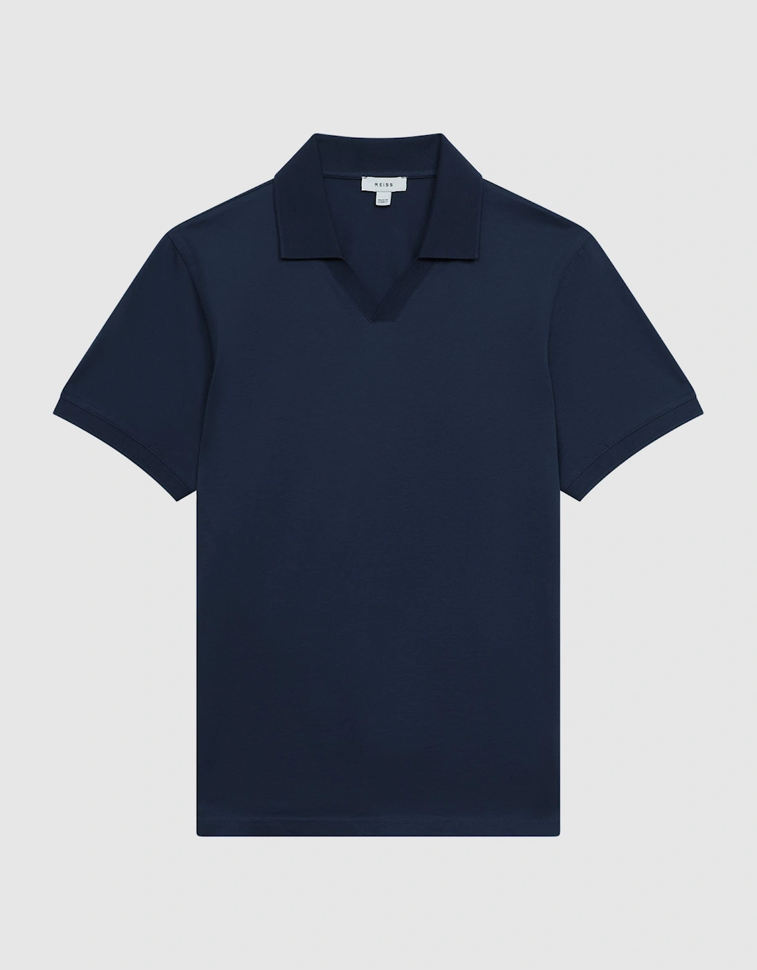 Slim Fit Mercerised Cotton Polo Shirt, 2 of 1