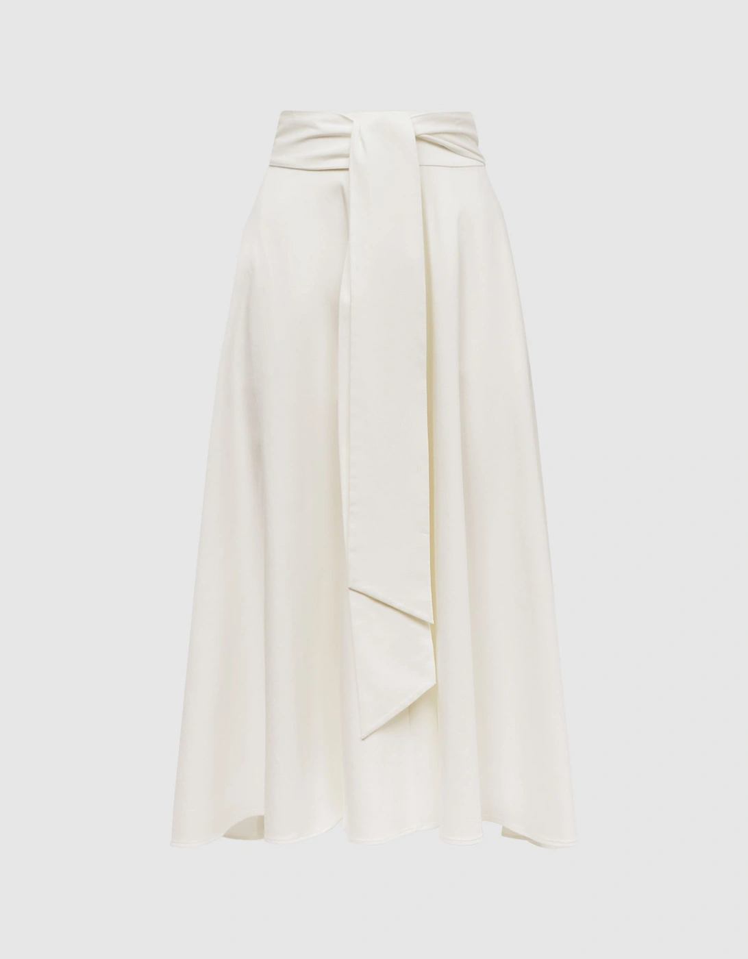 Fitted High Rise Midi Skirt, 2 of 1