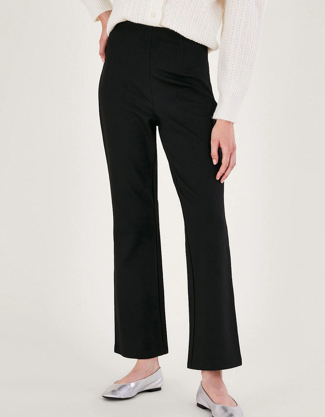 Petra Ponte Trousers - Black, 2 of 1