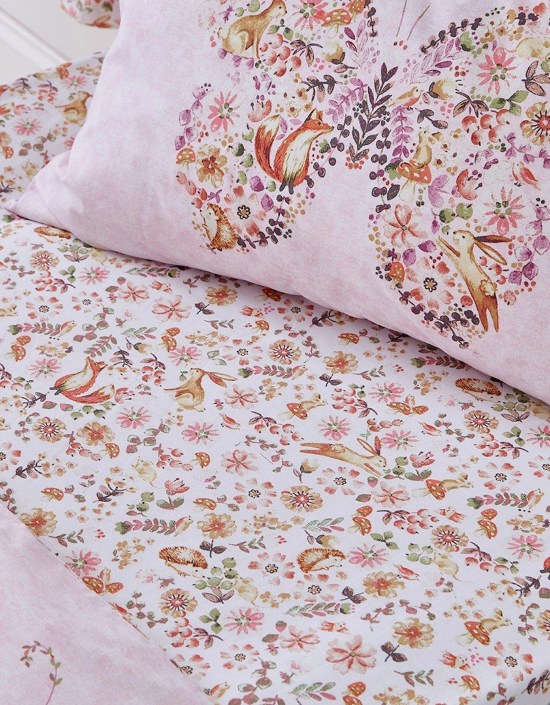 Enchanted Butterfly Fitted Sheet Pink - Sb, 2 of 1