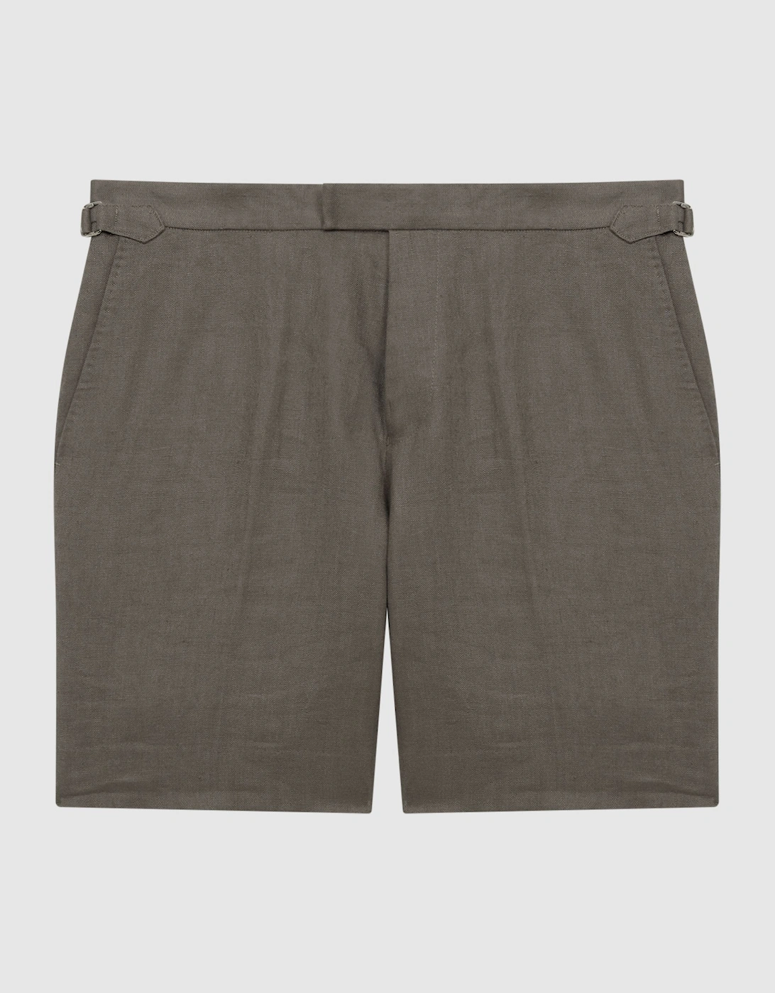 Linen Side Adjuster Shorts, 2 of 1