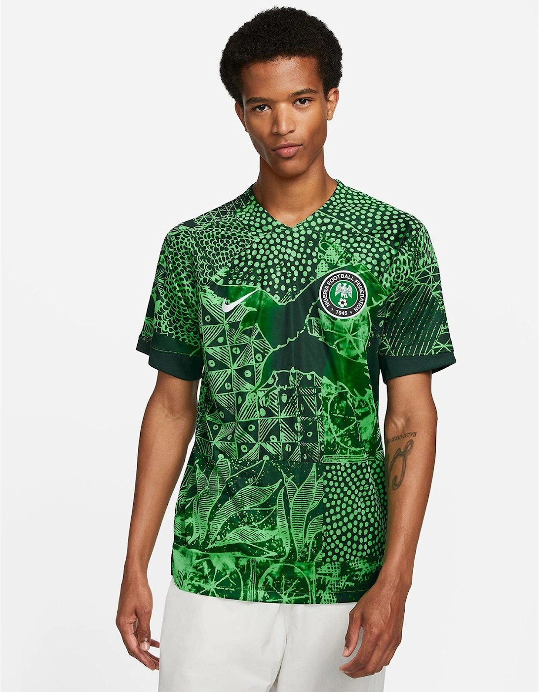 Men's Nigeria 22/23 Home Replica Shirt - Green, 5 of 4