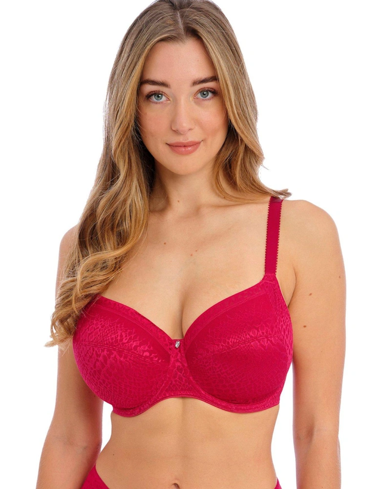 Envisage Underwired Full Cup Side Support Bra - Pink